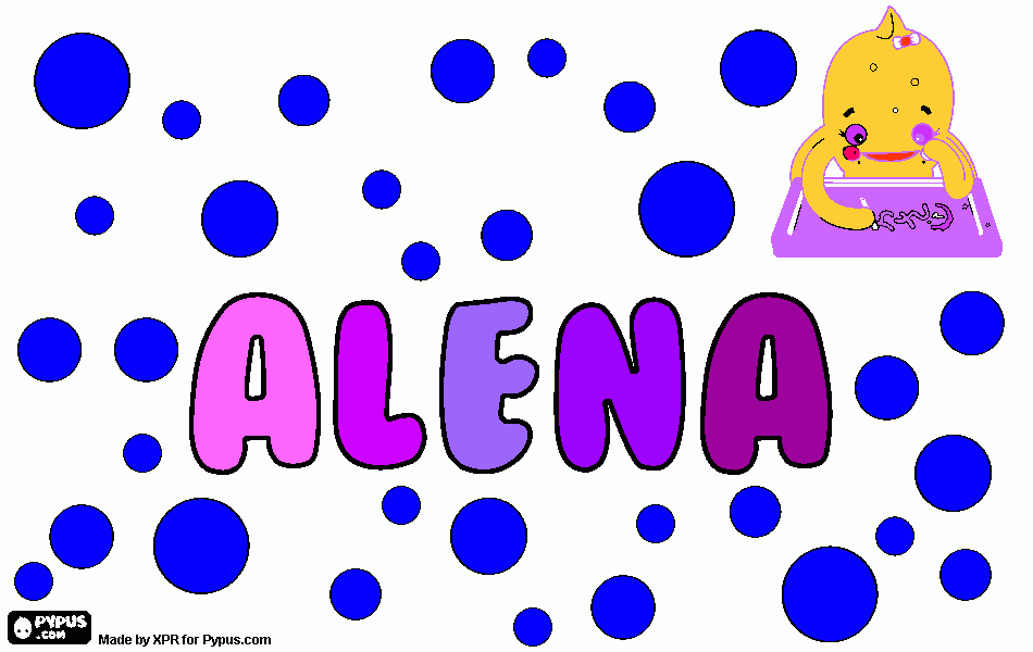 Omalovánka alena