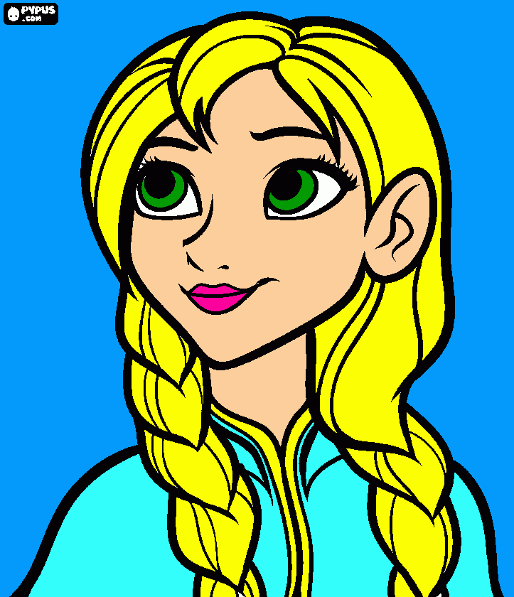 Omalovánka anna