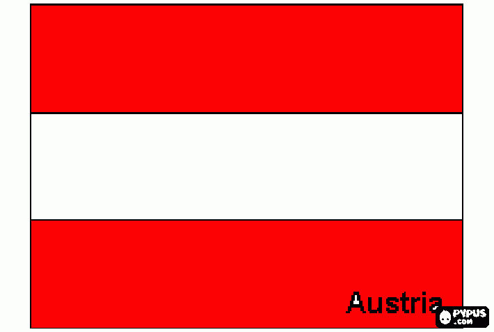 Omalovánka Austria