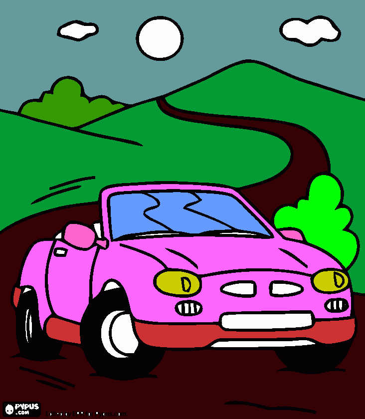 Omalovánka auto :)