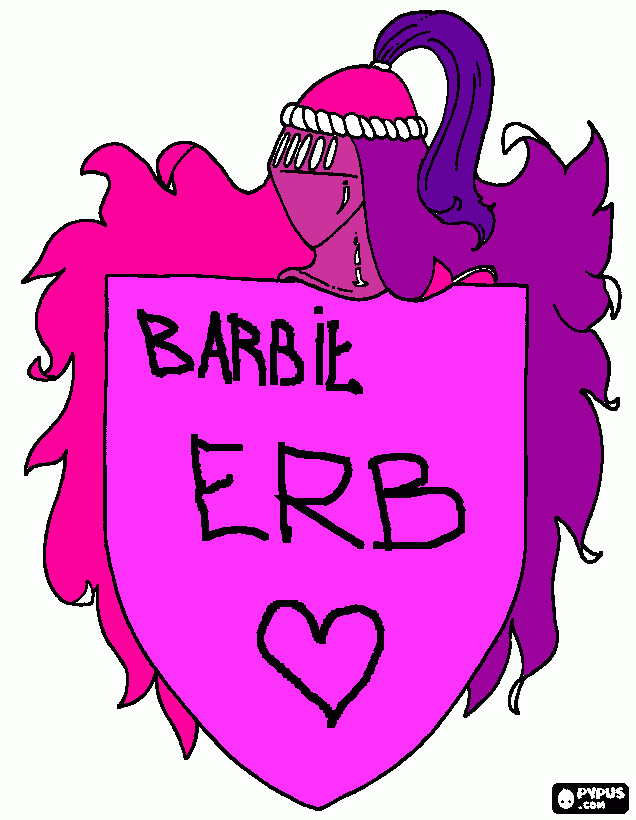 Omalovánka Barbie ERB