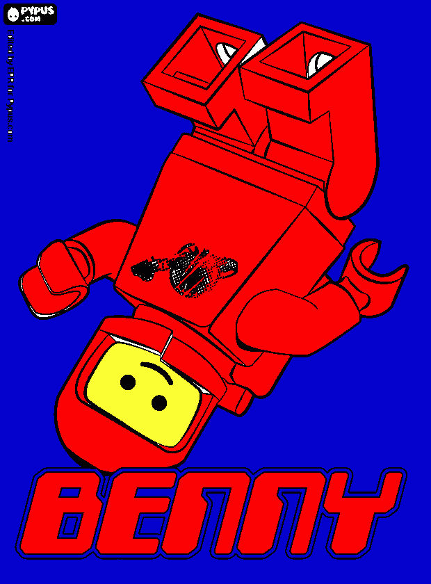 Omalovánka benny