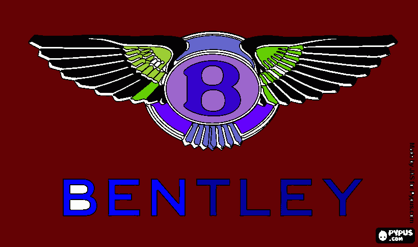 Omalovánka bently
