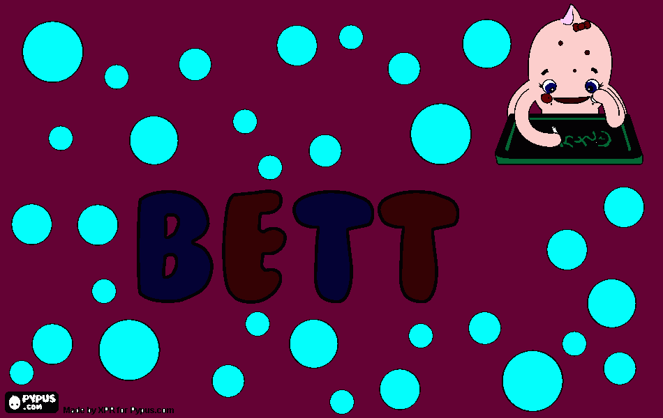Omalovánka Bett