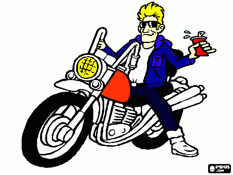Omalovánka chopper