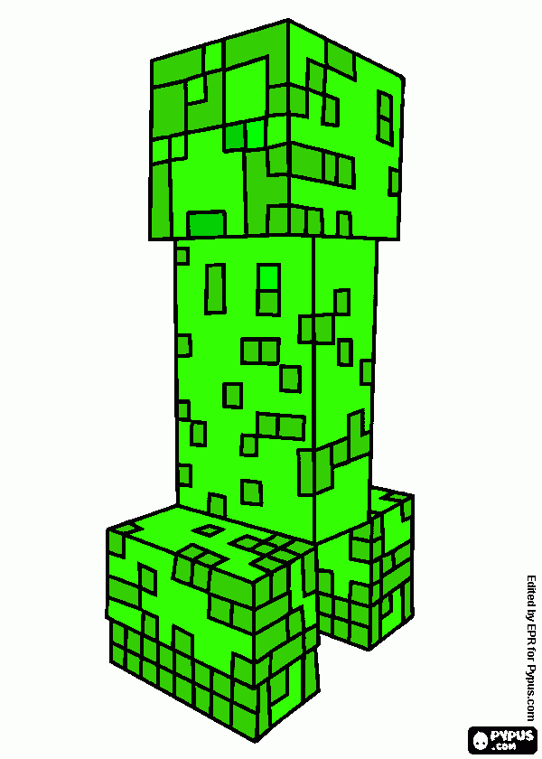 Omalovánka creeper