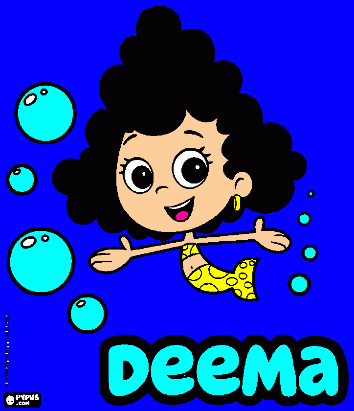 Omalovánka Deema