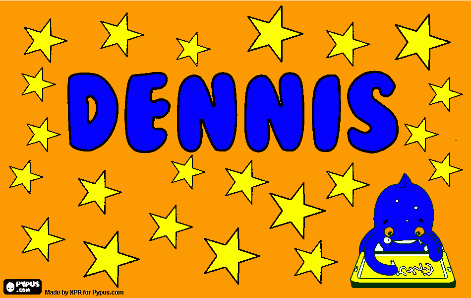 Omalovánka DENNIS