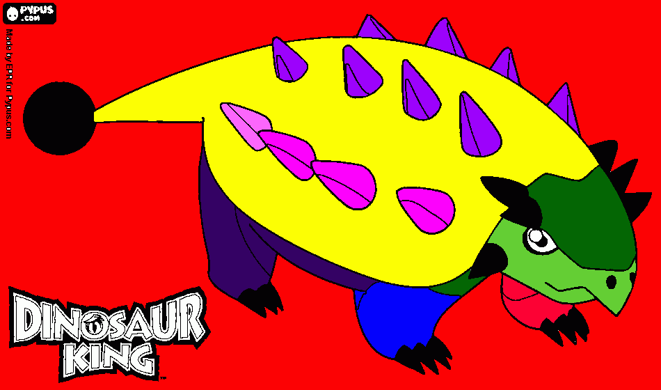 Omalovánka dino
