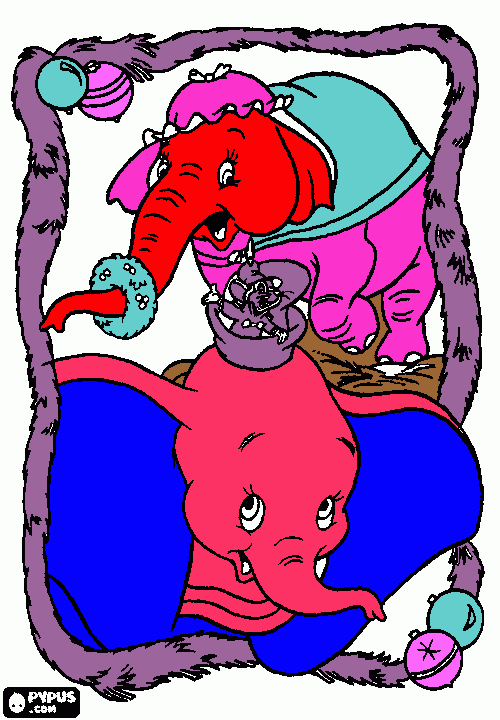 Omalovánka dumbo