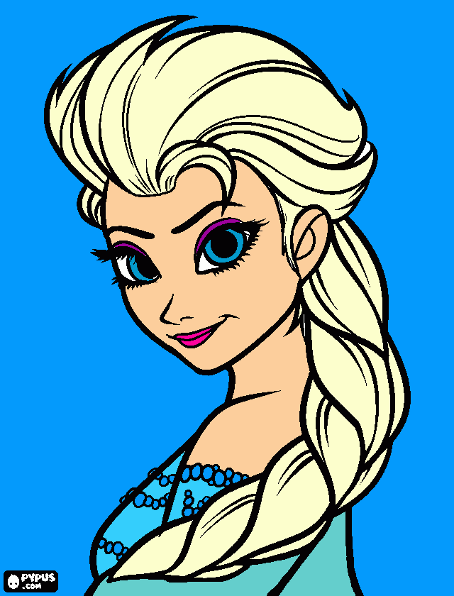 Omalovánka Elsa