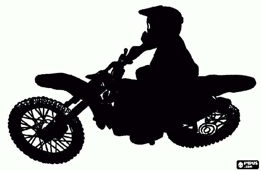 Omalovánka enduro