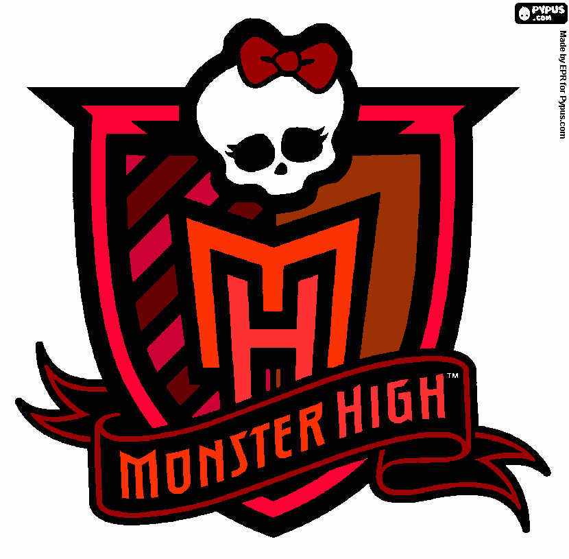 Omalovánka Erb Monster High