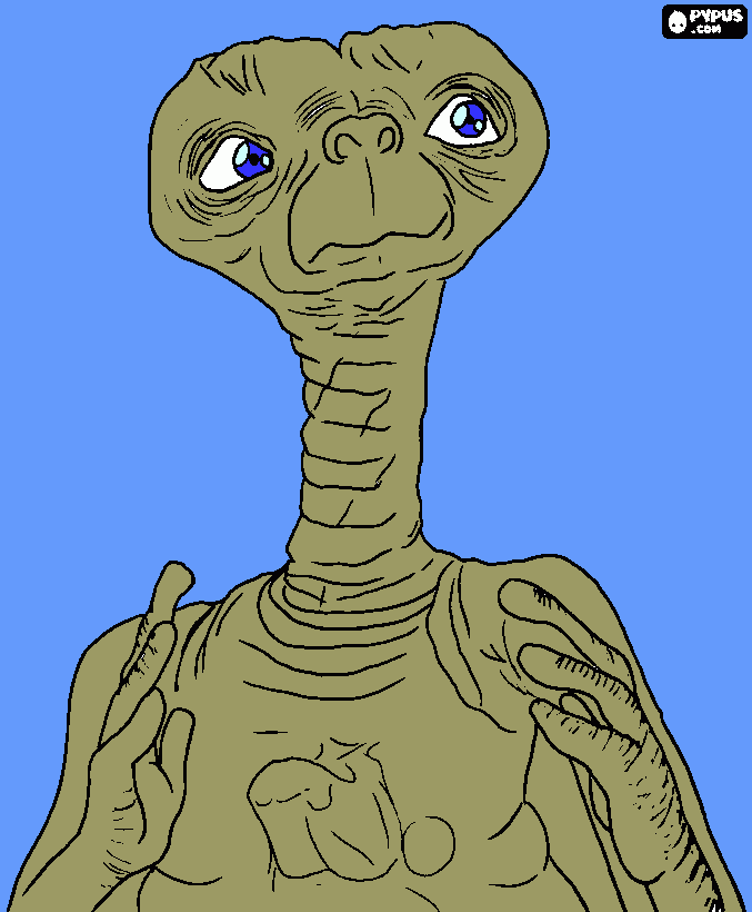 Omalovánka E.T.