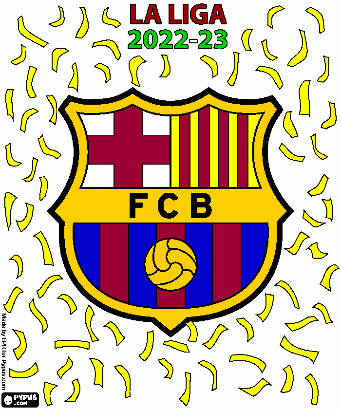 Omalovánka  FCb    barcelona
