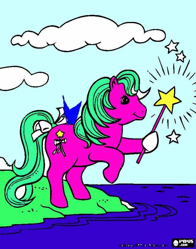 Omalovánka filly