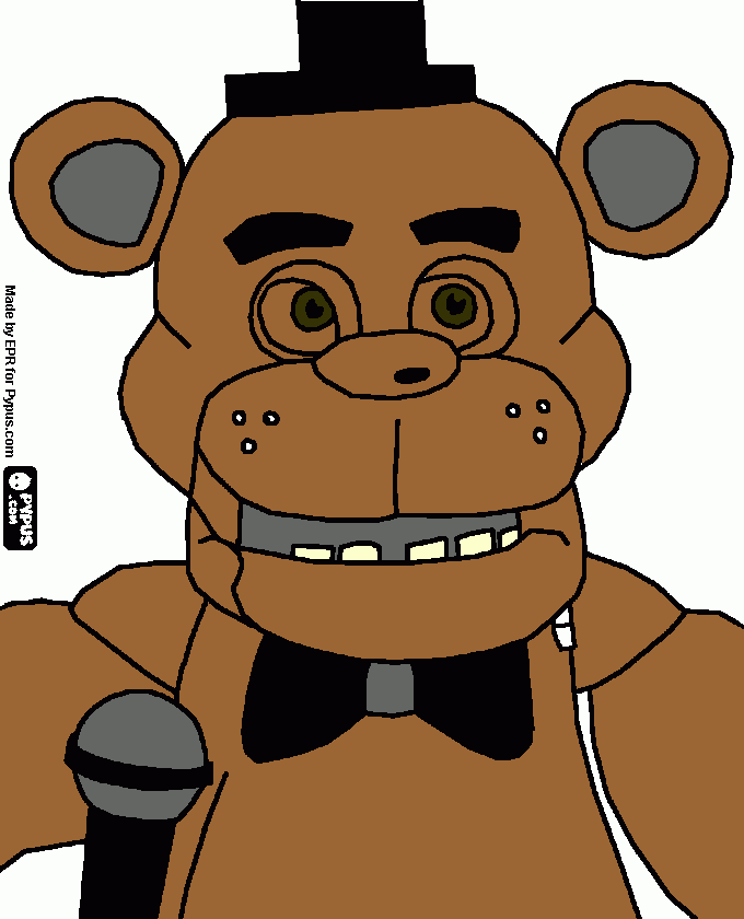 Omalovánka Freddy FNAF 1