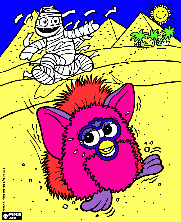 Omalovánka furby 1