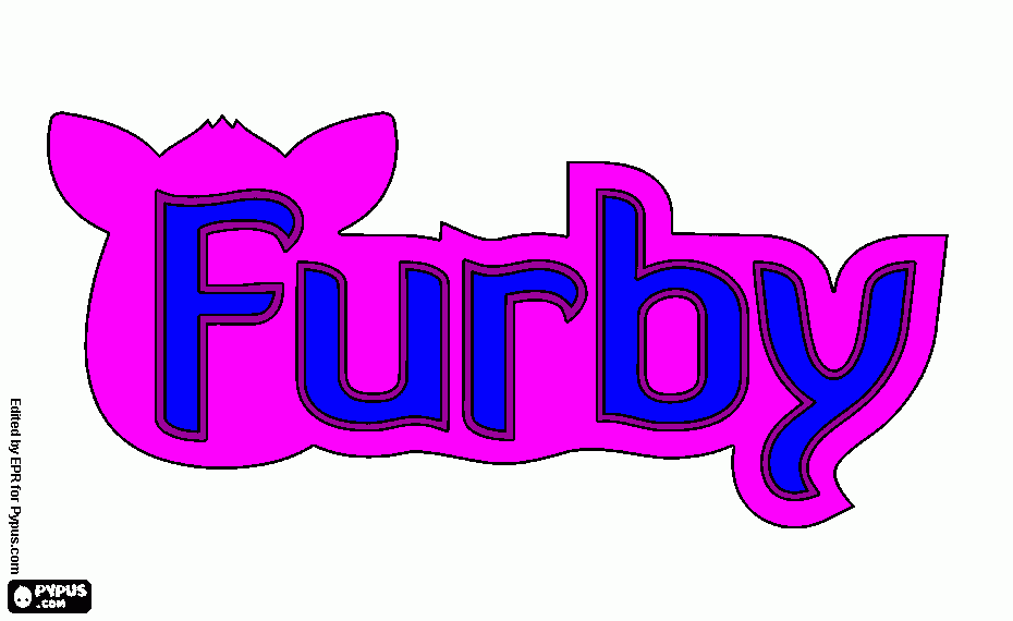 Omalovánka furby