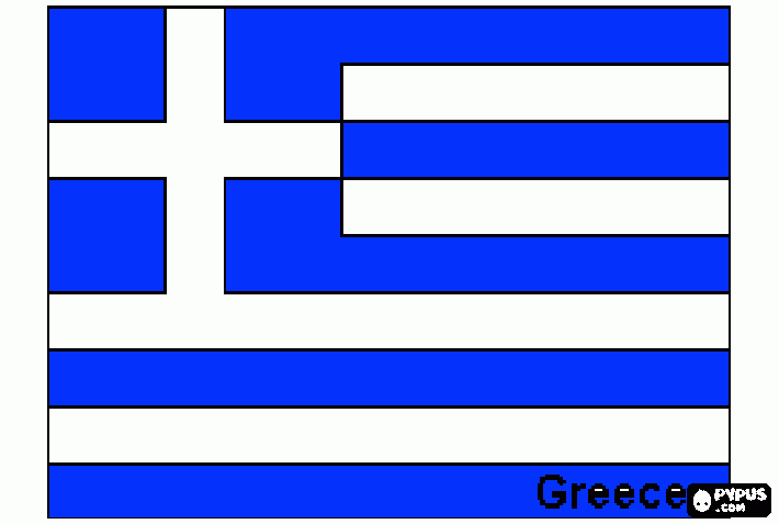 Omalovánka greece