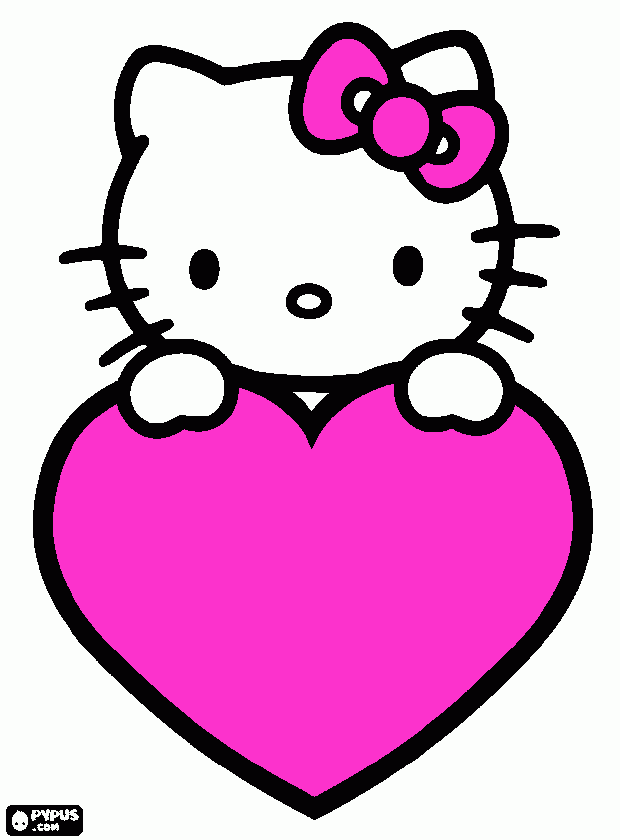 Omalovánka Hello Kitty podruhé