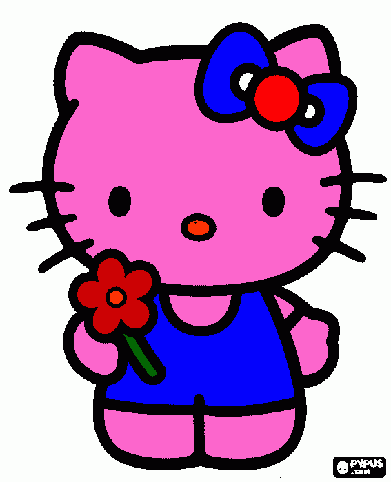 Omalovánka Helou Kitty