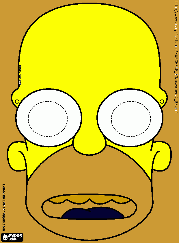Omalovánka homer