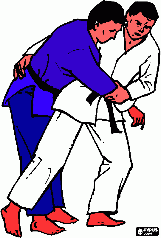 Omalovánka judo