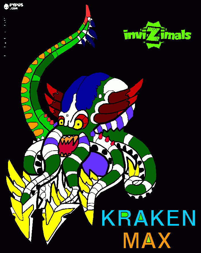 Omalovánka Kraken
