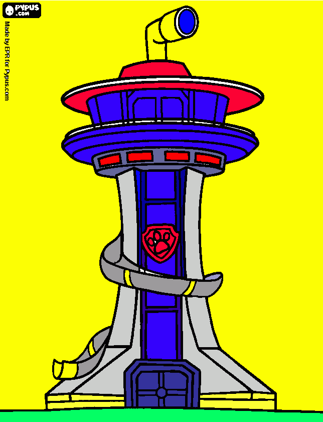 Omalovánka lukaskopva veža