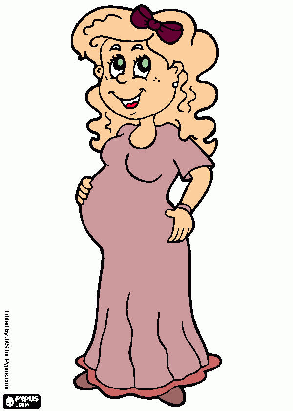 Omalovánka maminka