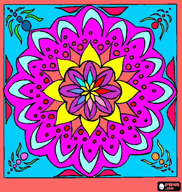 Omalovánka mandala