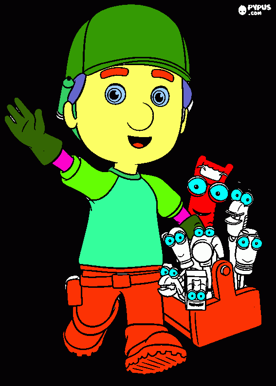 Omalovánka MANNY