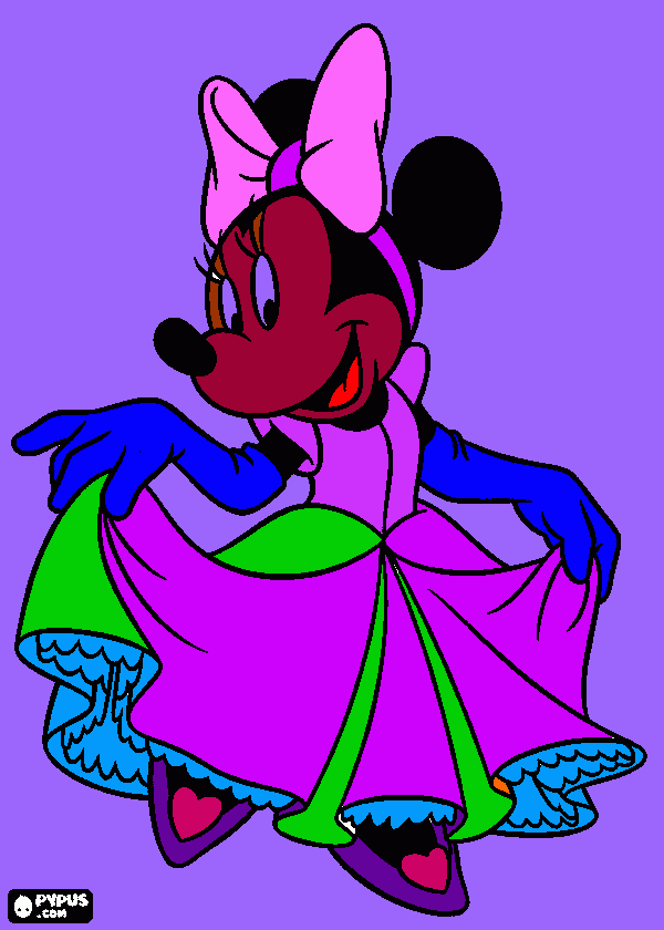 Omalovánka Mickey Minnie