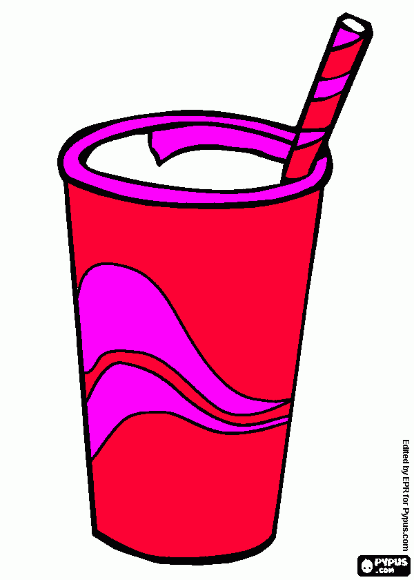 Omalovánka milkschake