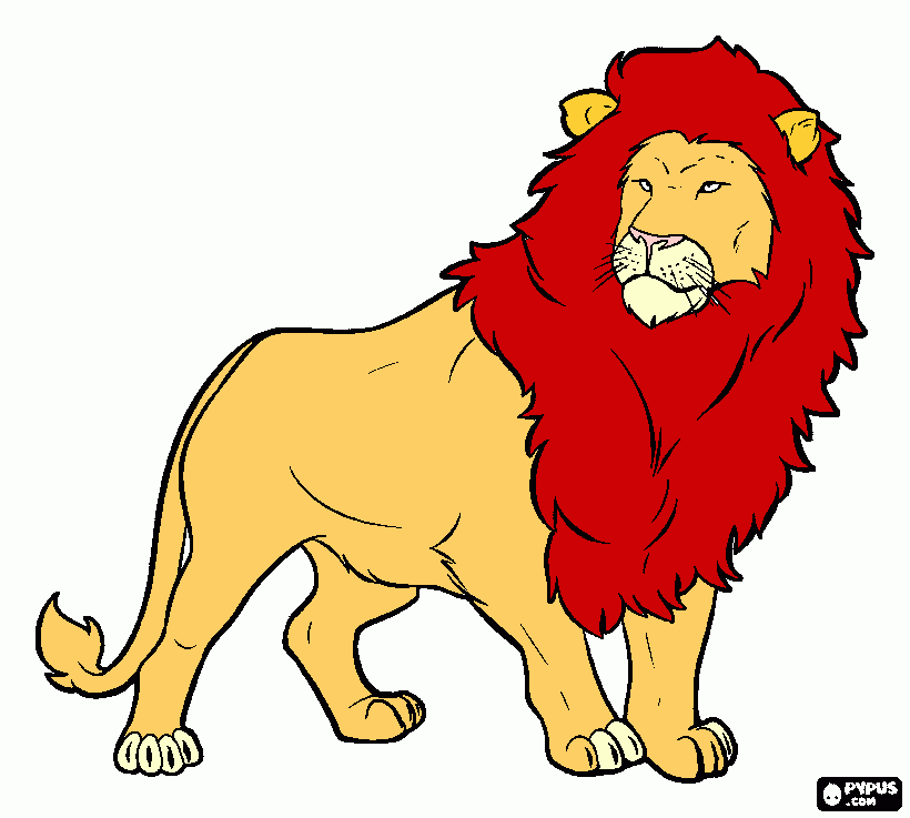 Omalovánka mufasa