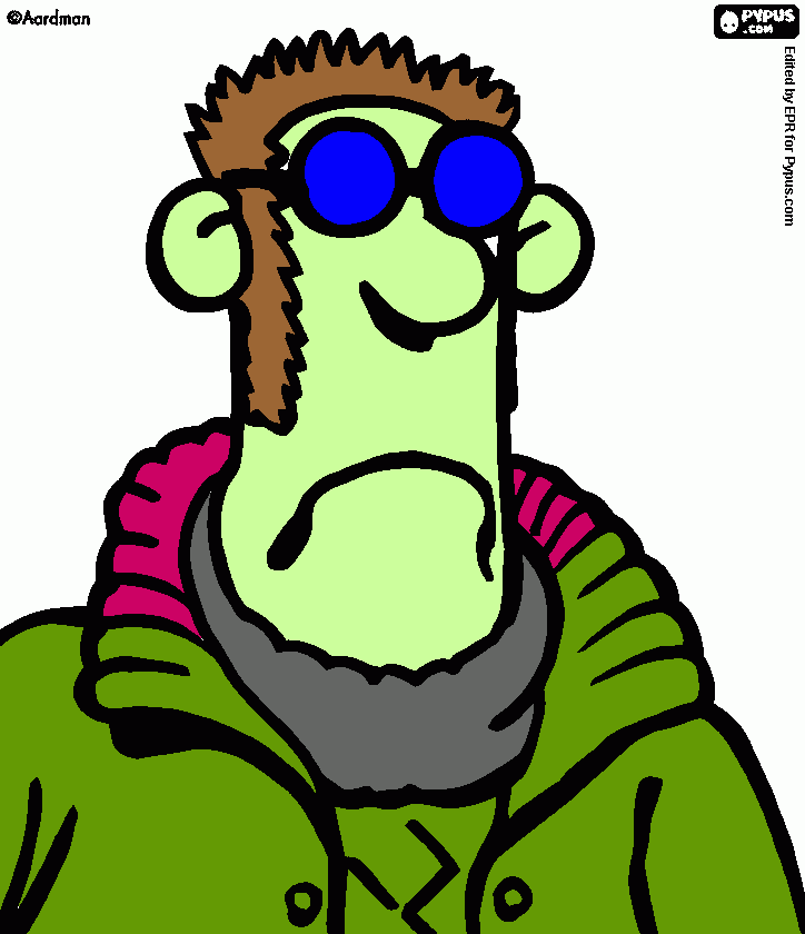 Omalovánka Naštvaný farmář