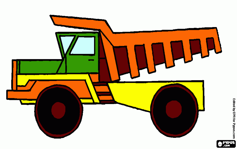 Omalovánka Nákladní auto_1