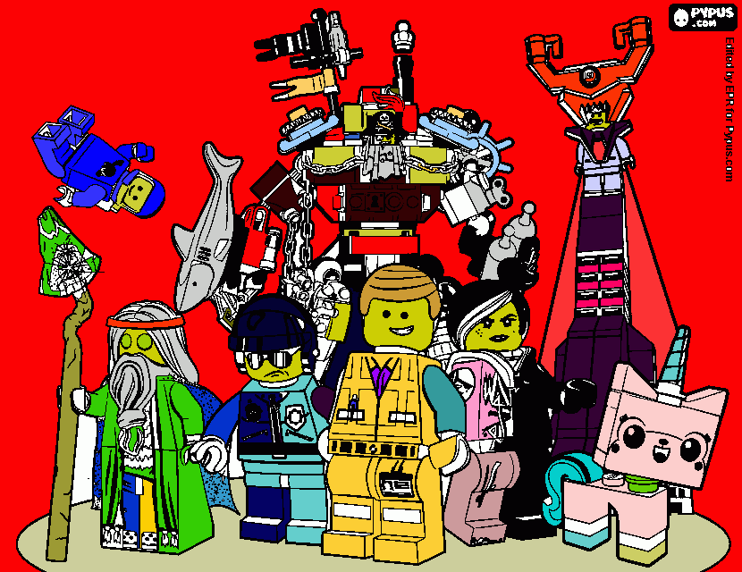 Omalovánka Omalovánka Lego movie