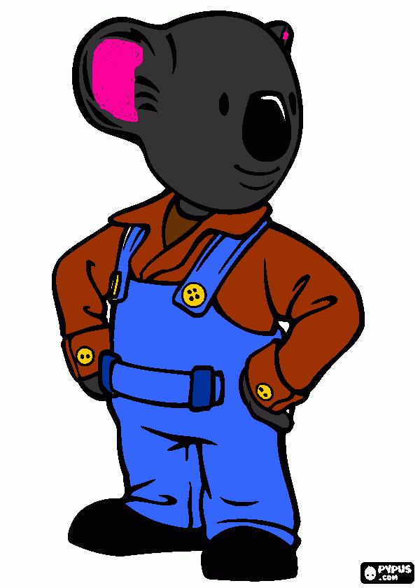 Omalovánka Pan Koala