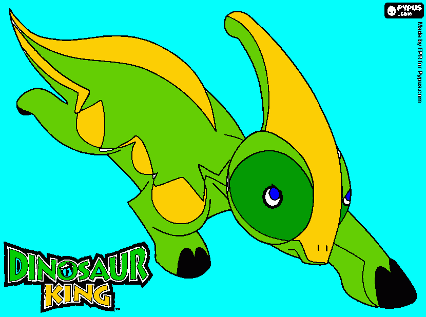 Omalovánka parasaurolophus