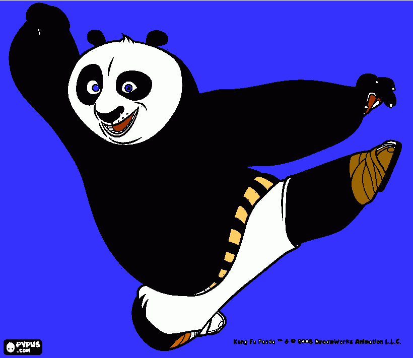 Omalovánka po panda