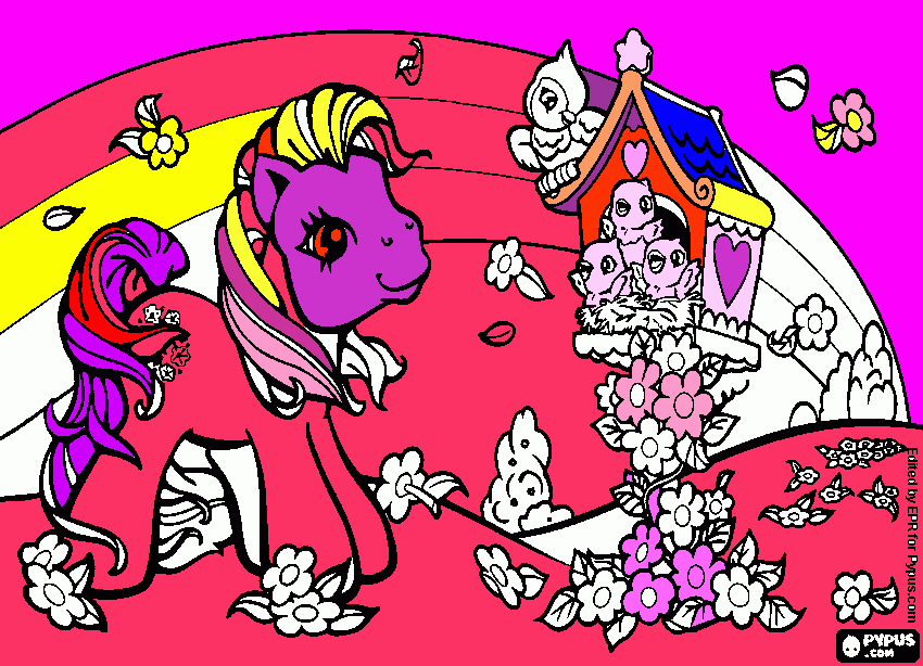 Omalovánka pony