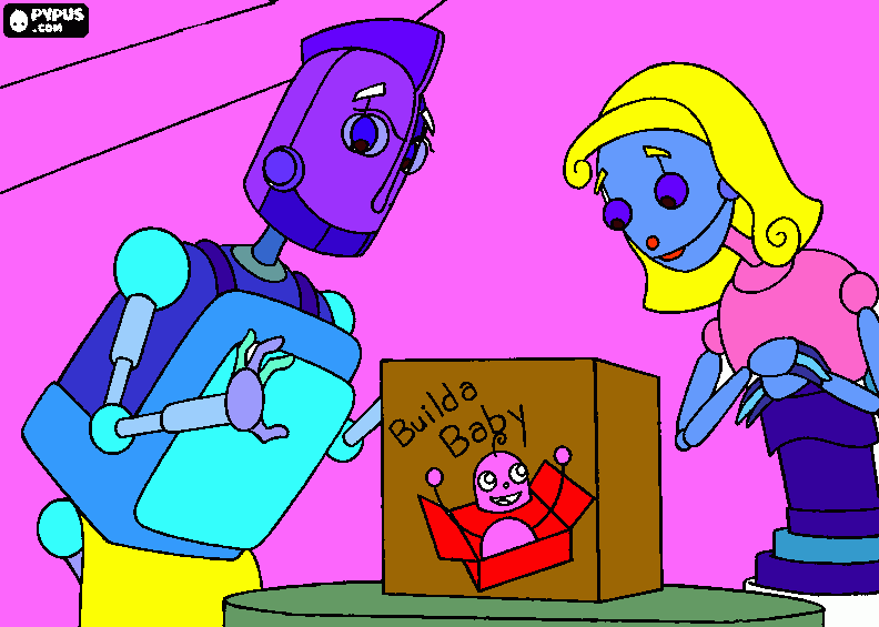 Omalovánka robo