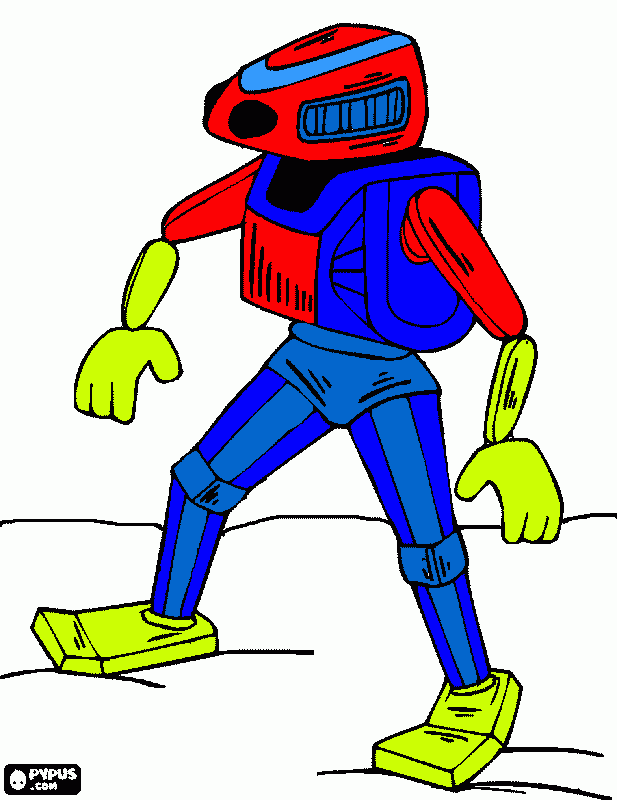 Omalovánka ROBOT matyas javorka