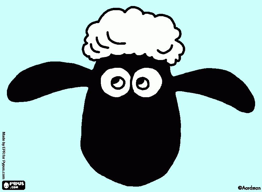 Omalovánka Shaun