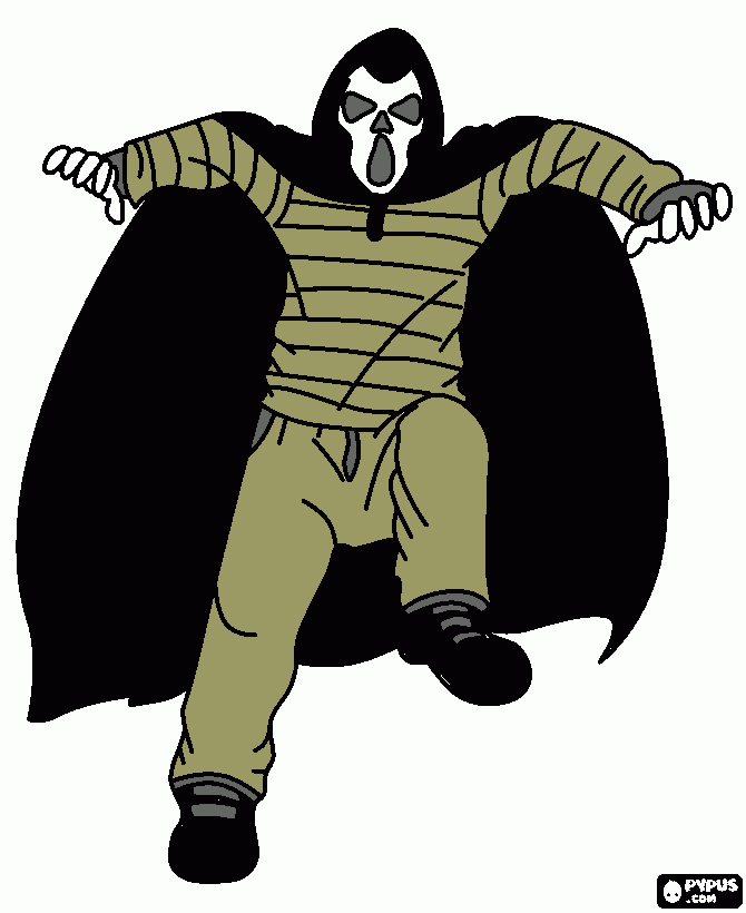 Omalovánka smrtka