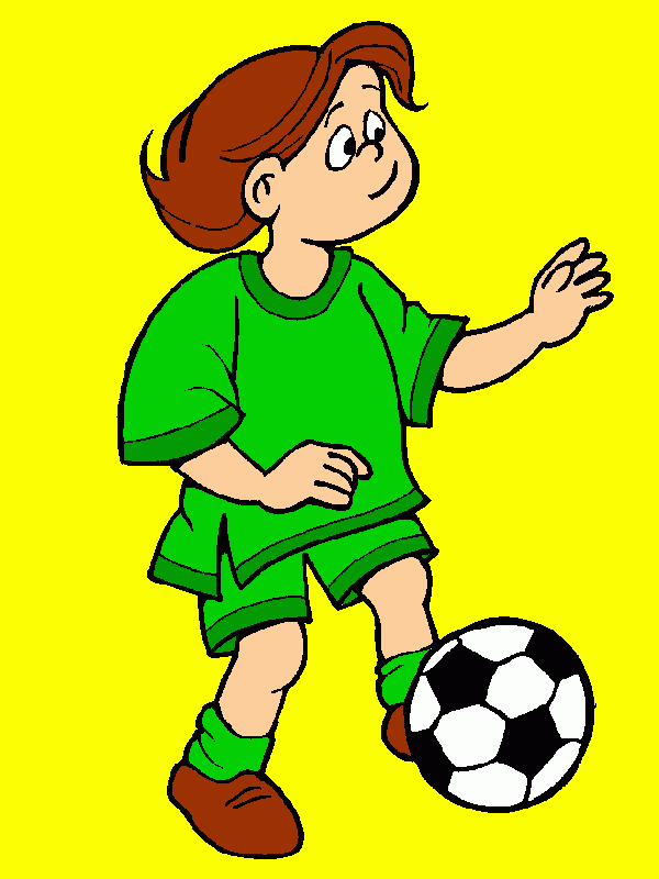 Omalovánka soccer player