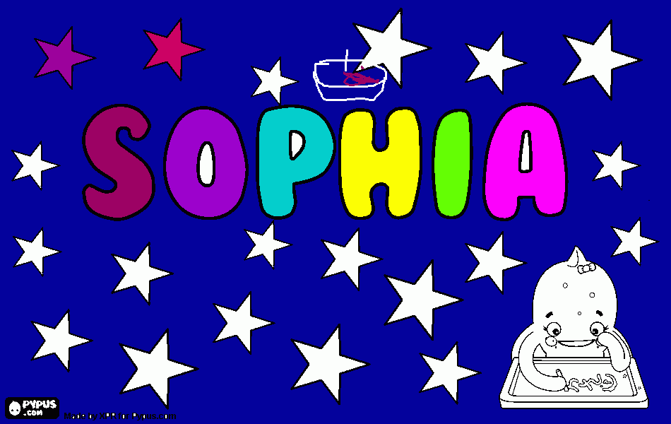 Omalovánka sophia