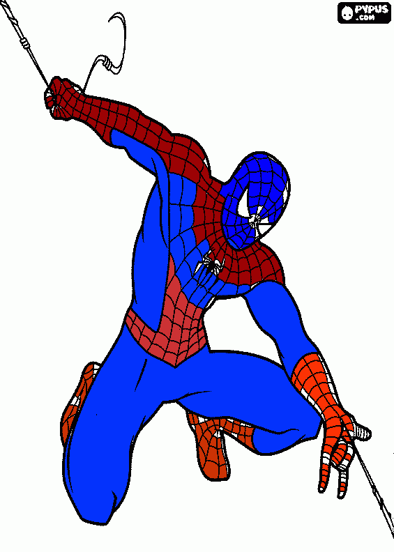 Omalovánka Spiderman pro Vašíka